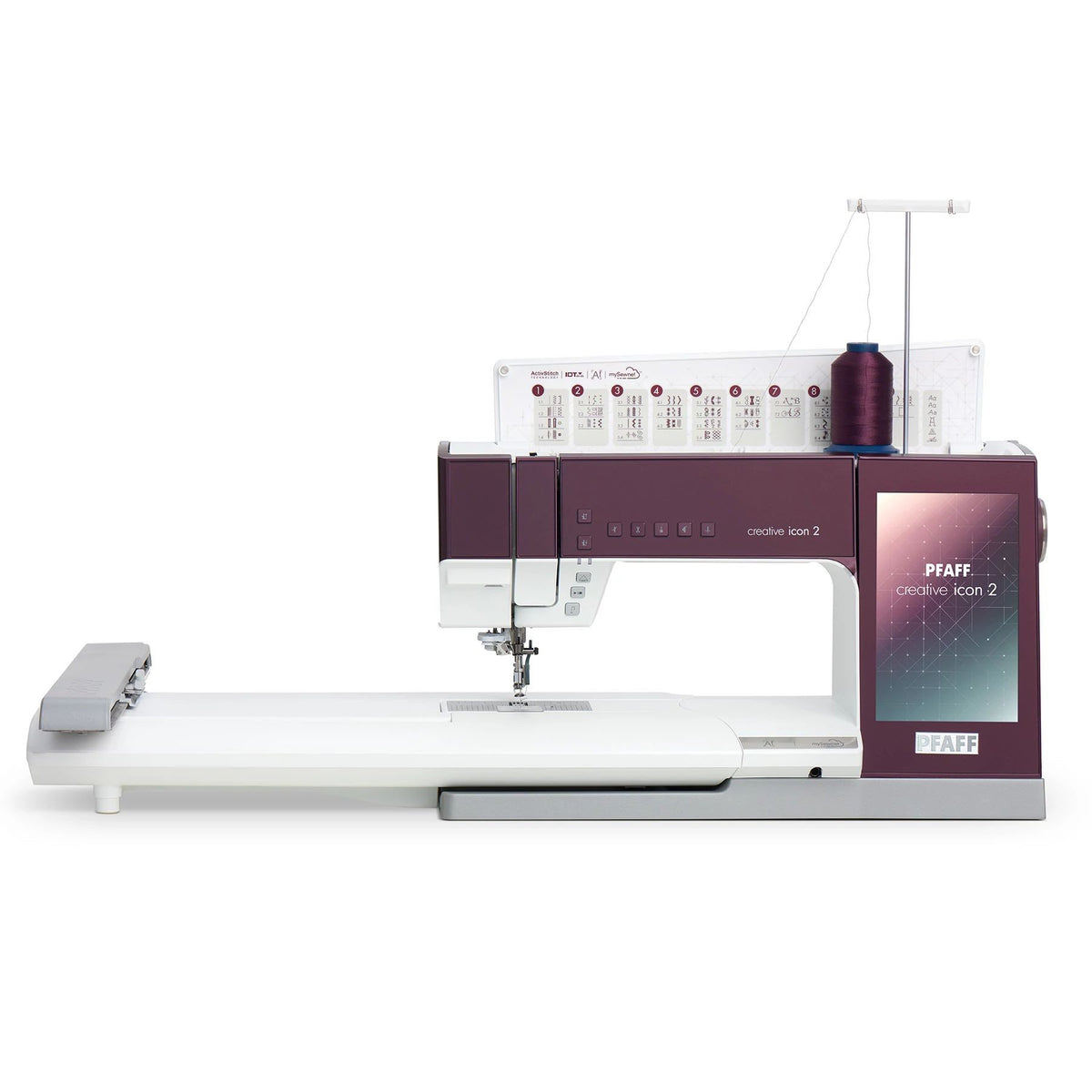 PFAFF creative icon 2 flagship sewing and embroidery machine